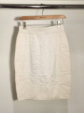TRIBAL Off White Skirt Thick fabric Women's Size M